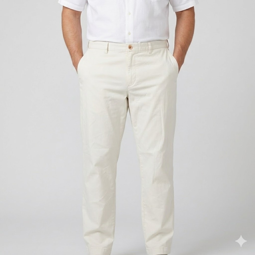 Tommy Bahama Boracay Chino Pants Cotton Blend Stretch 46x30 Khaki Stone